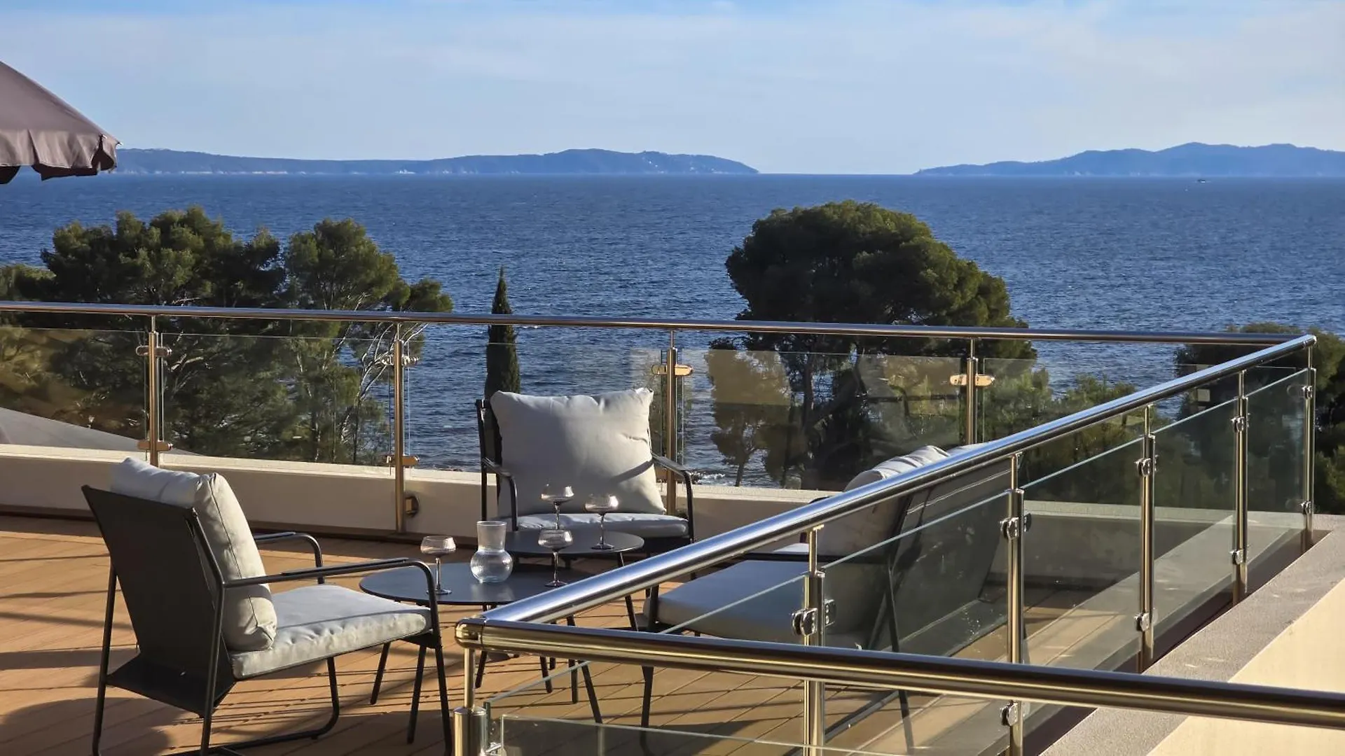 Villa Domaine Du Soleil, Vue Mer Avec Piscine Le Lavandou Francia