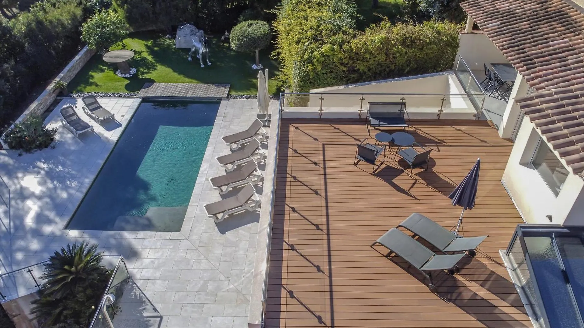 Villa Domaine Du Soleil, Vue Mer Avec Piscine Le Lavandou France