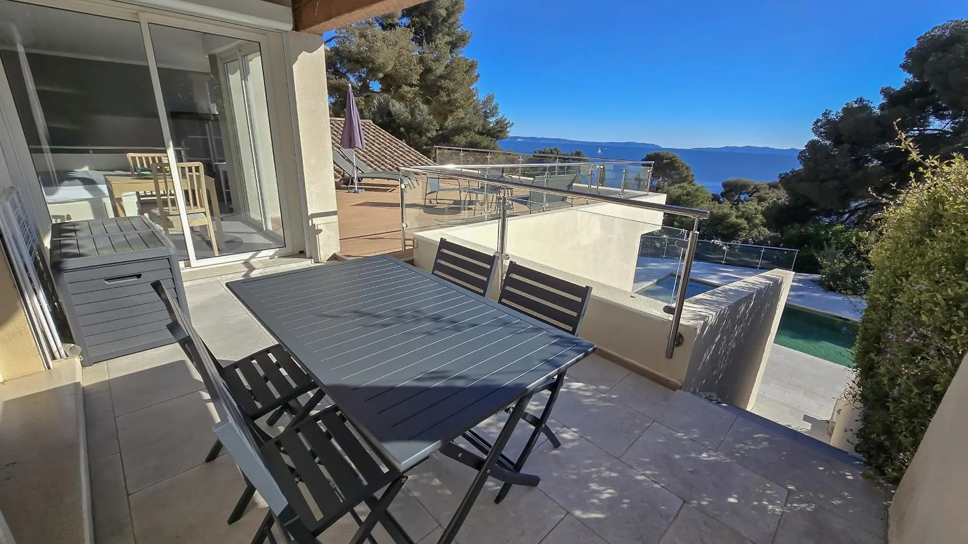 Villa Domaine Du Soleil, Vue Mer Avec Piscine Le Lavandou 0*,