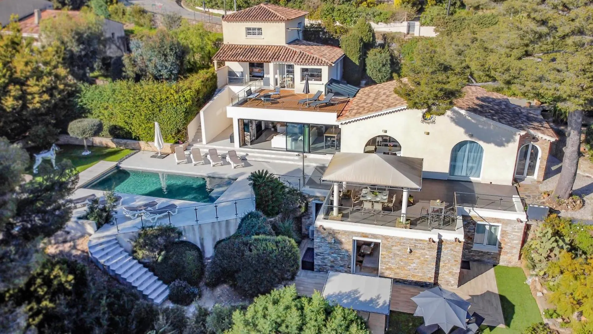 Villa Domaine Du Soleil, Vue Mer Avec Piscine Le Lavandou