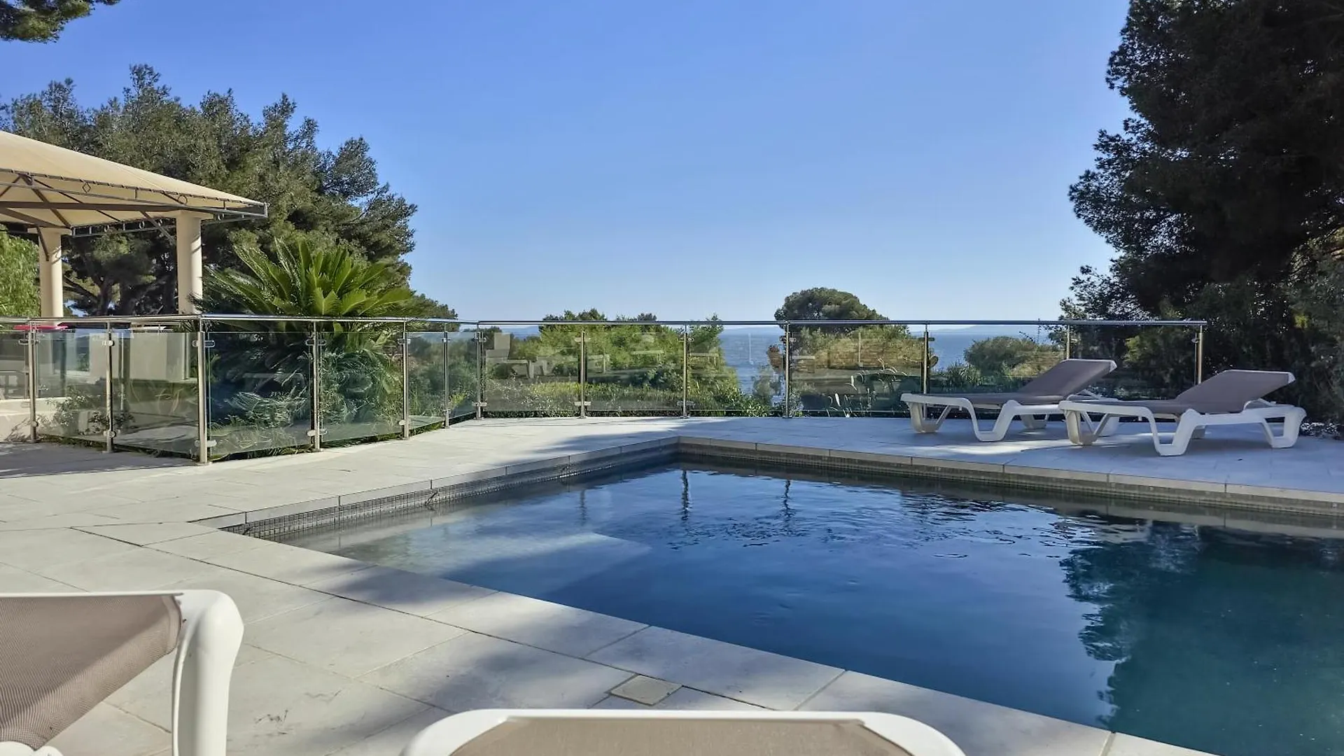 Villa Domaine Du Soleil, Vue Mer Avec Piscine Le Lavandou France