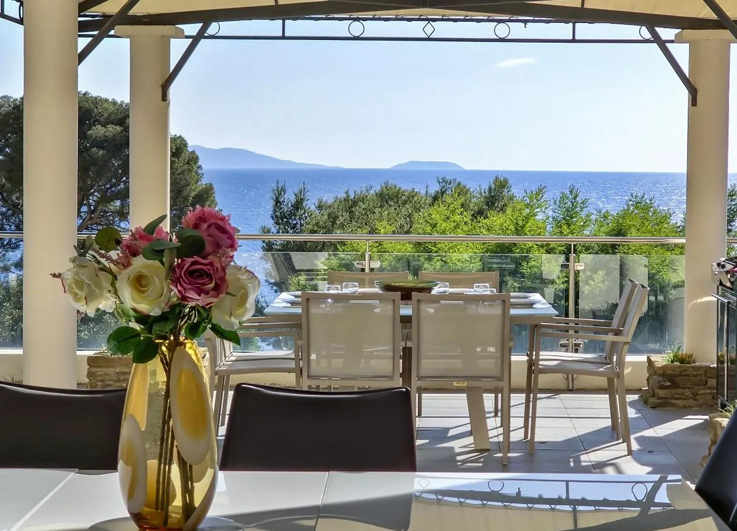 Villa Domaine Du Soleil, Vue Mer Avec Piscine Le Lavandou France