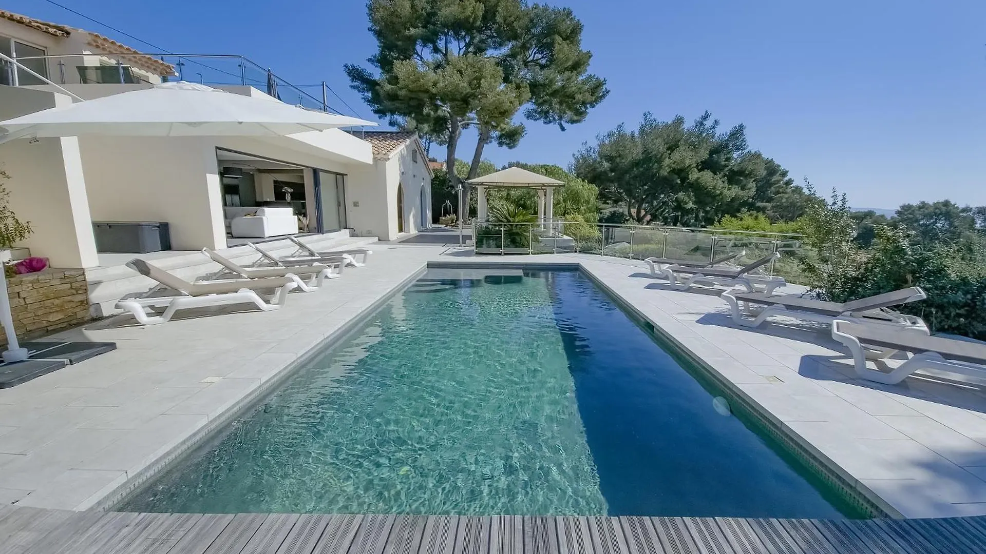 Villa Domaine Du Soleil, Vue Mer Avec Piscine Le Lavandou 0*,