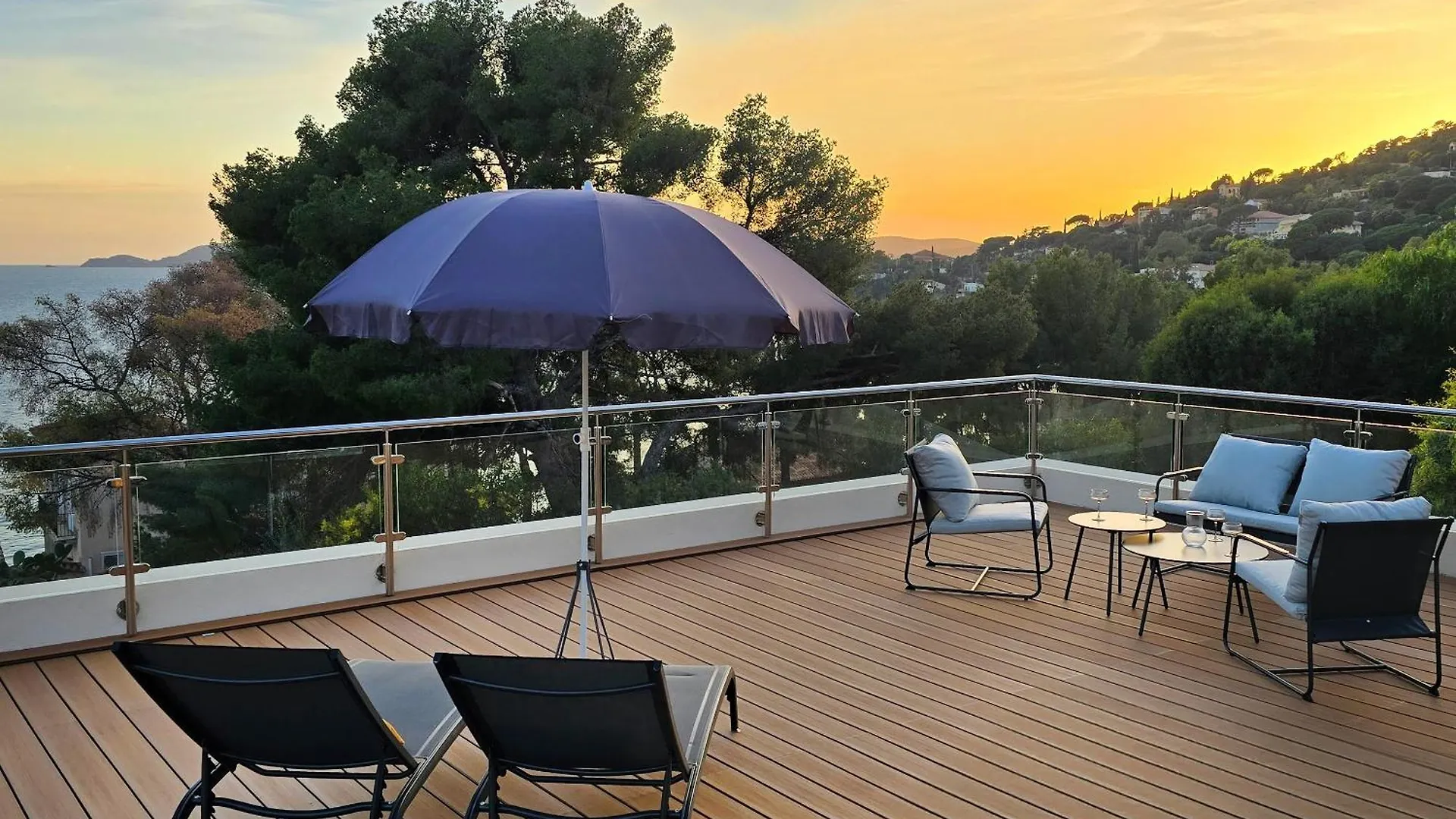 Villa Domaine Du Soleil, Vue Mer Avec Piscine Le Lavandou